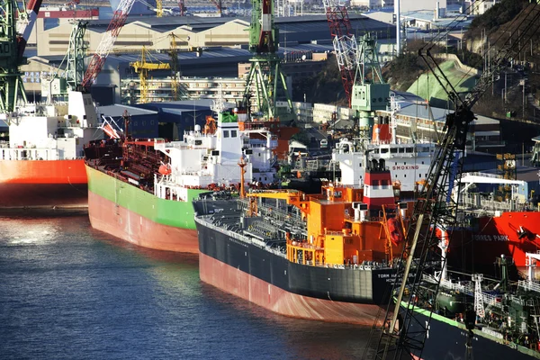 Ulsan scheepswerf industrieel complex — Stockfoto
