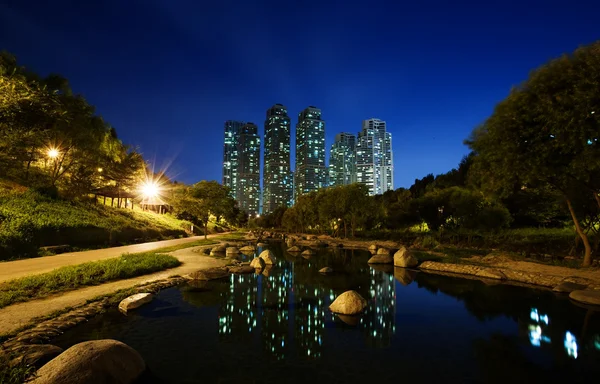 Cheonggyecheon akım — Stok fotoğraf