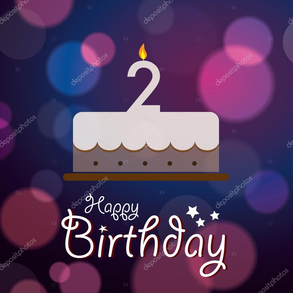 2nd birthday Vector Art Stock Images | Depositphotos