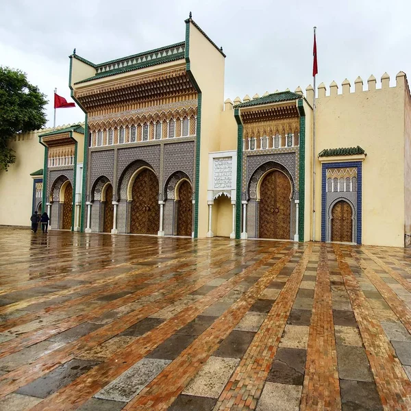 Königlicher Marokkanischer Palast Fez — Stockfoto