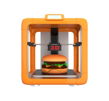 hamburger gibi 3D yazıcı Yazdırma gıda