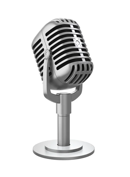 Retro microphone — Stock Photo, Image