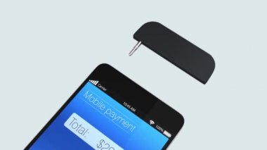 akıllı telefon ek olarak kredi kartı ile ödeme. Mobil ödeme kavramı