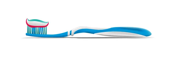 Cepillo de dientes de malla — Vector de stock