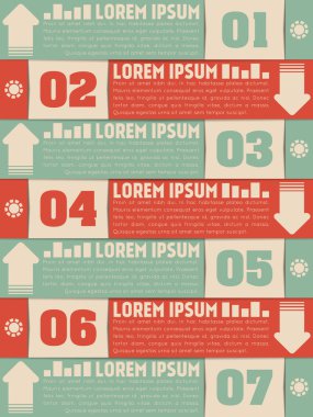 Modern numaralandırılmış liste şablonu