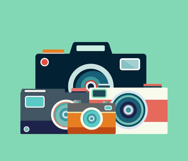 Photo equipment — Stock Vector