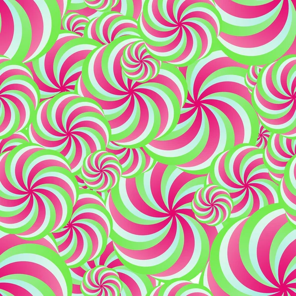 Swirly 수 박 패턴 — 스톡 벡터
