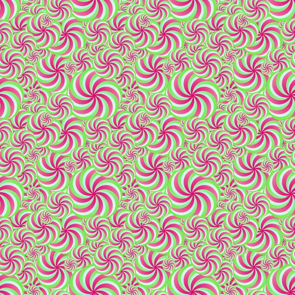 Swirly 수 박 패턴 — 스톡 벡터