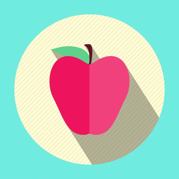 Значок яблока — стоковый вектор