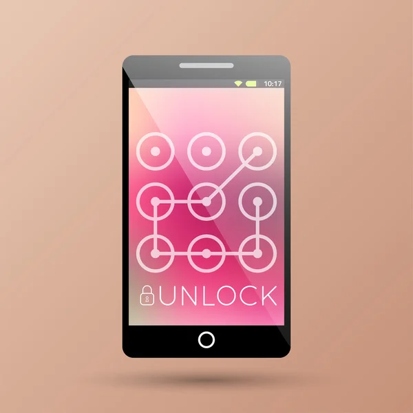 Unlock your phone — Stock Vector