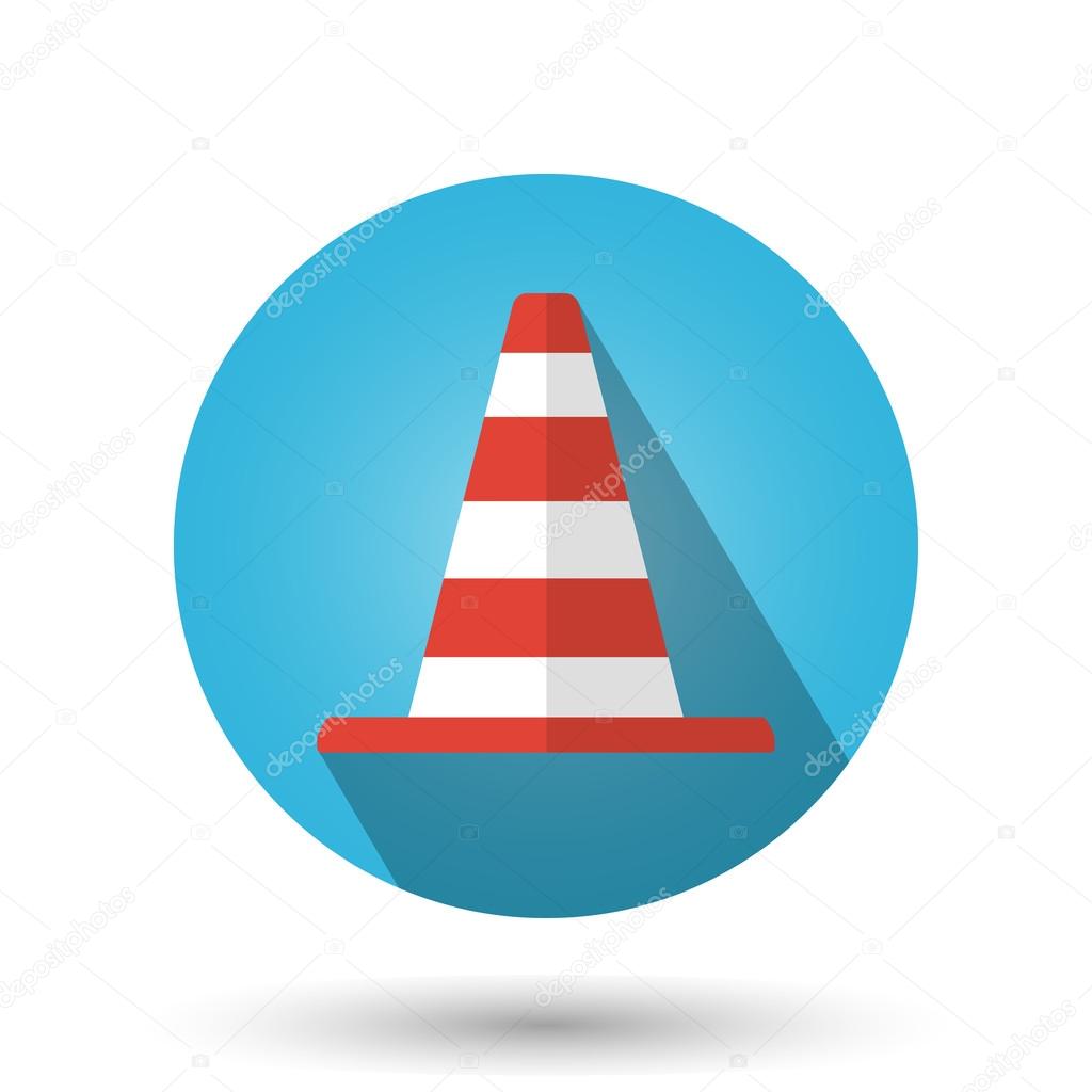 Traffic cone icon