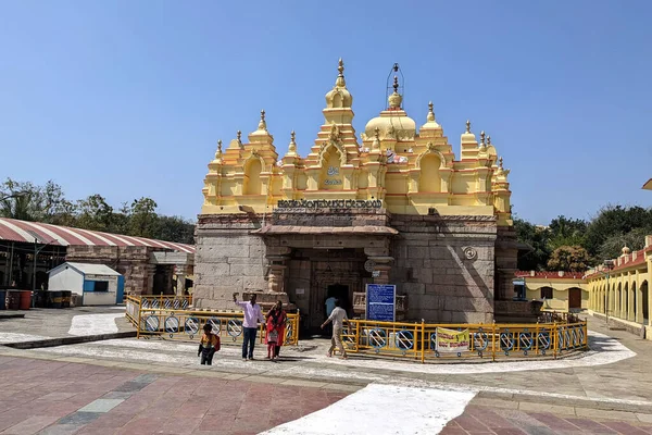 Vista Frontal Templo Kudalasangameshwar Kudala Sangam Karnataka Índia Janeiro 2022 — Fotografia de Stock