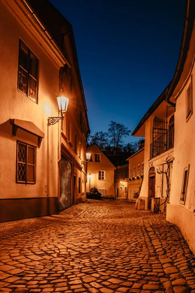 Квартал Названием Новый Свет Праге Состоит Извилистых Улиц Небольших Живописных — стоковое фото