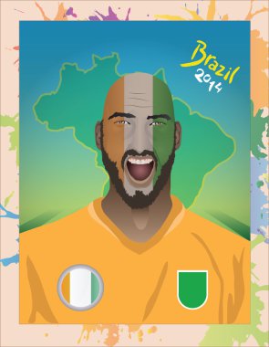 Fildişi Sahili futbol fan