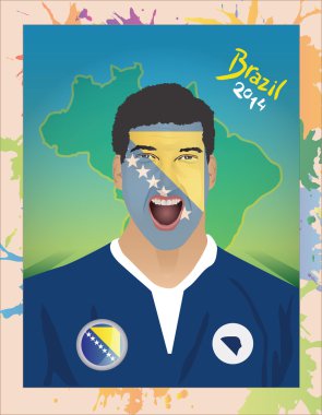 Bosna Hersek futbol fan