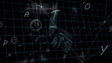 Harflerin, parmak izlerinin ve siyah arka planda asma kilitlerin canlandırılması. çevre, sürdürülebilirlik, ekoloji, yenilenebilir enerji, küresel ısınma ve iklim değişikliği farkındalığı.