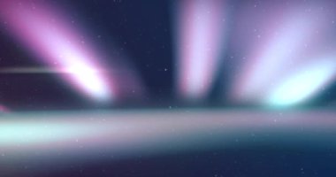 Siyah arka planda hareket eden kuzey ışıklarının animasyonu. soyut ekran arkaplan kavramı dijital olarak oluşturulmuş video.