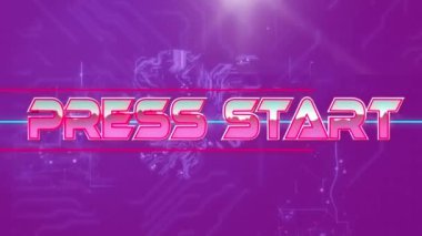 Basın metninin geometrik şekiller ve işlemci çekirdekleri üzerinden canlandırılması. Video oyunu, eğlence ve dijital arayüz kavramı dijital olarak oluşturuldu.