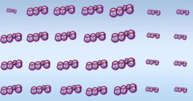 Açık mavi arkaplan üzerinde hareket eden 80 'lerin metin animasyonu. Klasik müzik, eğlence ve parti konsepti dijital olarak oluşturulmuş video.