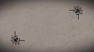 Basketbol sahasındaki spor stadyumunda yanan tabakanın animasyonu. Spor ve yarışma konsepti dijital olarak oluşturulmuş video.