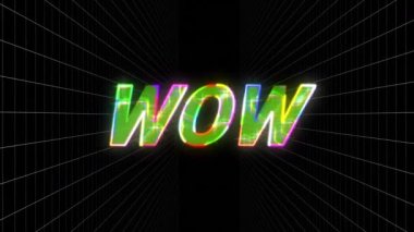 Dijital uzayda Vay Canlandırması. bilgisayar, oyunlar ve teknoloji konsepti dijital olarak oluşturuldu.