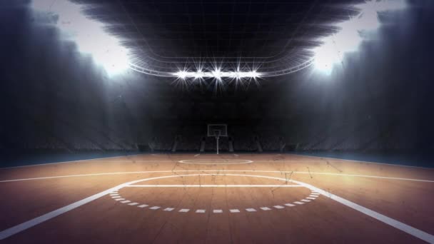 스포츠 경기장을 뒤집어 애니메이션 스포츠 디지털 비디오 — 비디오