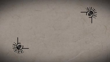 Doğum günü pastasında yanan mumların üzerindeki yanık katmanın animasyonu. kutlama ve doğum günü partisi konsepti dijital olarak oluşturulmuş video.