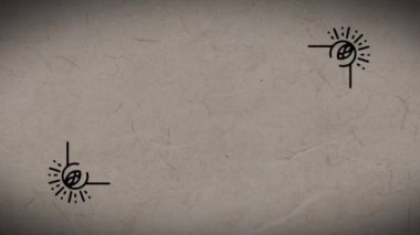 Spor stadyumundaki yanıp sönen ışıkların üzerinde yanan tabakanın animasyonu. Spor ve yarışma konsepti dijital olarak oluşturulmuş video.