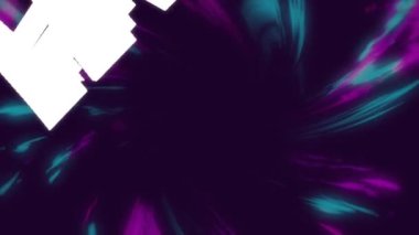 Koyu arkaplan üzerinde hareket eden ışıklar üzerinde metin düzeyinin canlandırılması. Video oyunu, eğlence ve dijital arayüz kavramı dijital olarak oluşturuldu.