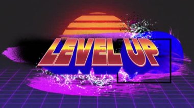 Dijital soyut alanda düzenin canlandırılması. bilgisayar, oyunlar ve teknoloji konsepti dijital olarak oluşturuldu.