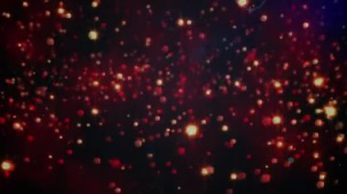 Bağlantı ağı üzerinden parlayan noktaların animasyonu. Noel, gelenek, kutlama ve küresel bağlantılar konsepti dijital olarak oluşturulmuş video.