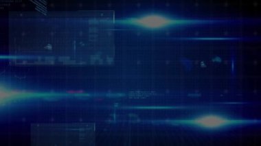 QR kodunun dijital veri işleme üzerinden canlandırılması. Dijital güvenlik ve kimlik, dijital arayüz ve veri işleme kavramı dijital olarak oluşturuldu.