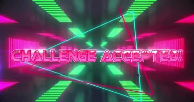 Hareketli dijital tünel üzerinden meydan okumanın animasyonu kabul edildi. Video oyunu, eğlence ve dijital arayüz kavramı dijital olarak oluşturuldu.