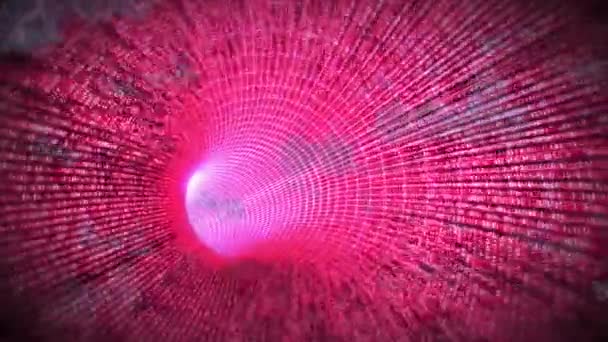 형광등으로 만들어 터널을 애니메이션으로 만들었습니다 움직임 자료화 디지털 비디오 — 비디오