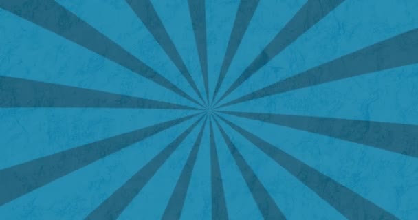 Animace Symbolu Vítězství Duhy Nad Modrým Pozadím Igbt Práva Rovnost — Stock video