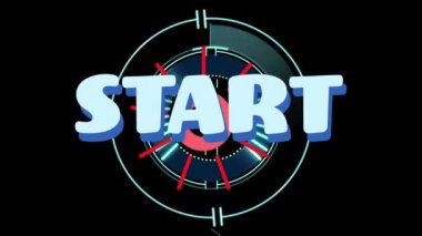 Siyah arkaplan taraması üzerinden başlatılan metnin canlandırması. Sosyal medya ve iletişim arayüzü kavramı dijital olarak oluşturulmuş video.