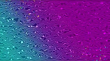 Konfetilerin gradyan üzerine düşüp mor renkte mavi arka plana sallanmasının animasyonu. parti ve kutlama konsepti dijital olarak oluşturulmuş video.