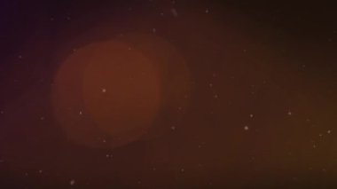 Kırmızı ışık noktaları ve siyah arkaplanda düşen beyaz noktaların animasyonu. dijital arayüz teknolojisi ve arkaplan dijital olarak oluşturulmuş video.