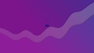 Koyu arkaplandaki mor dalganın en yüksek skorunu gösteren animasyon. Video oyunu, eğlence ve dijital arayüz kavramı dijital olarak oluşturuldu.