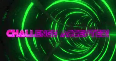 Hareketli dijital tünel üzerinden meydan okumanın animasyonu kabul edildi. Video oyunu, eğlence ve dijital arayüz kavramı dijital olarak oluşturuldu.