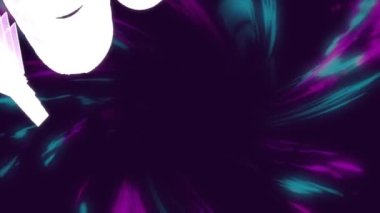 Sendeki animasyon, koyu arkaplandaki renkli hareket eden ışıklarla metin kazandı. Video oyunu, eğlence ve dijital arayüz kavramı dijital olarak oluşturuldu.