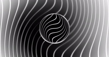 Siyah hareketli arka planda noelin animasyonu. Noel, kış, gelenek ve kutlama konsepti dijital olarak oluşturulmuş video.