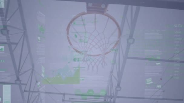 애니메이션에서 코카서스 체육관에서 스포츠 디지털 인터페이스 디지털 비디오 — 비디오