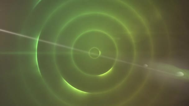 Digitale Animatie Van Lichtvlek Tegen Spiraalvormige Lichtsporen Roze Achtergrond Technologie — Stockvideo