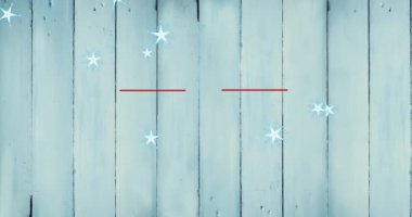 Köknar ağacı ve düşen yıldızlarla ilgili mutlu noel mesajlarının animasyonu. Noel, kış, gelenek ve kutlama konsepti dijital olarak oluşturulmuş video.