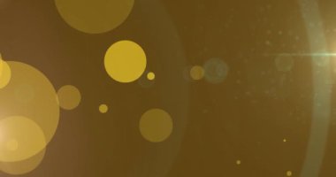 Siyah arka planda ışık noktaları ve izlerin canlandırılması. parti ve kutlama konsepti dijital olarak oluşturulmuş video.