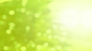 Yeşil arka planda yanıp sönen spot ışıklarının animasyonu. renk, model ve hareket konsepti dijital olarak oluşturulmuş video.