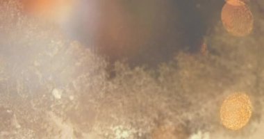 Noel ağacı üzerine yazılmış mutlu noel mesajlarının animasyonu. Noel, gelenek ve kutlama konsepti dijital olarak oluşturuldu.