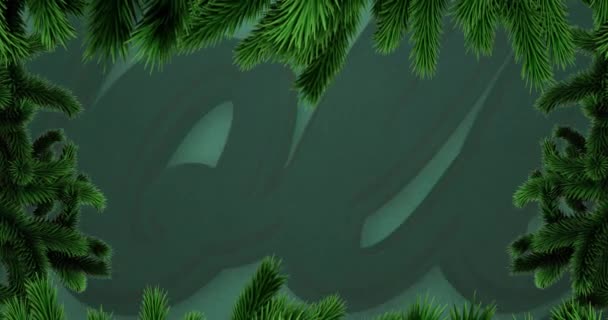 Animation Lustiger Texte Über Tannenbäume Und Weihnachtsgeschenke Weihnachten Winter Tradition — Stockvideo