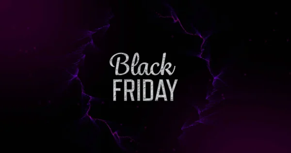 Image Black Friday Black Background Trade Prices Promotions Sales Digitally — Stock Photo, Image